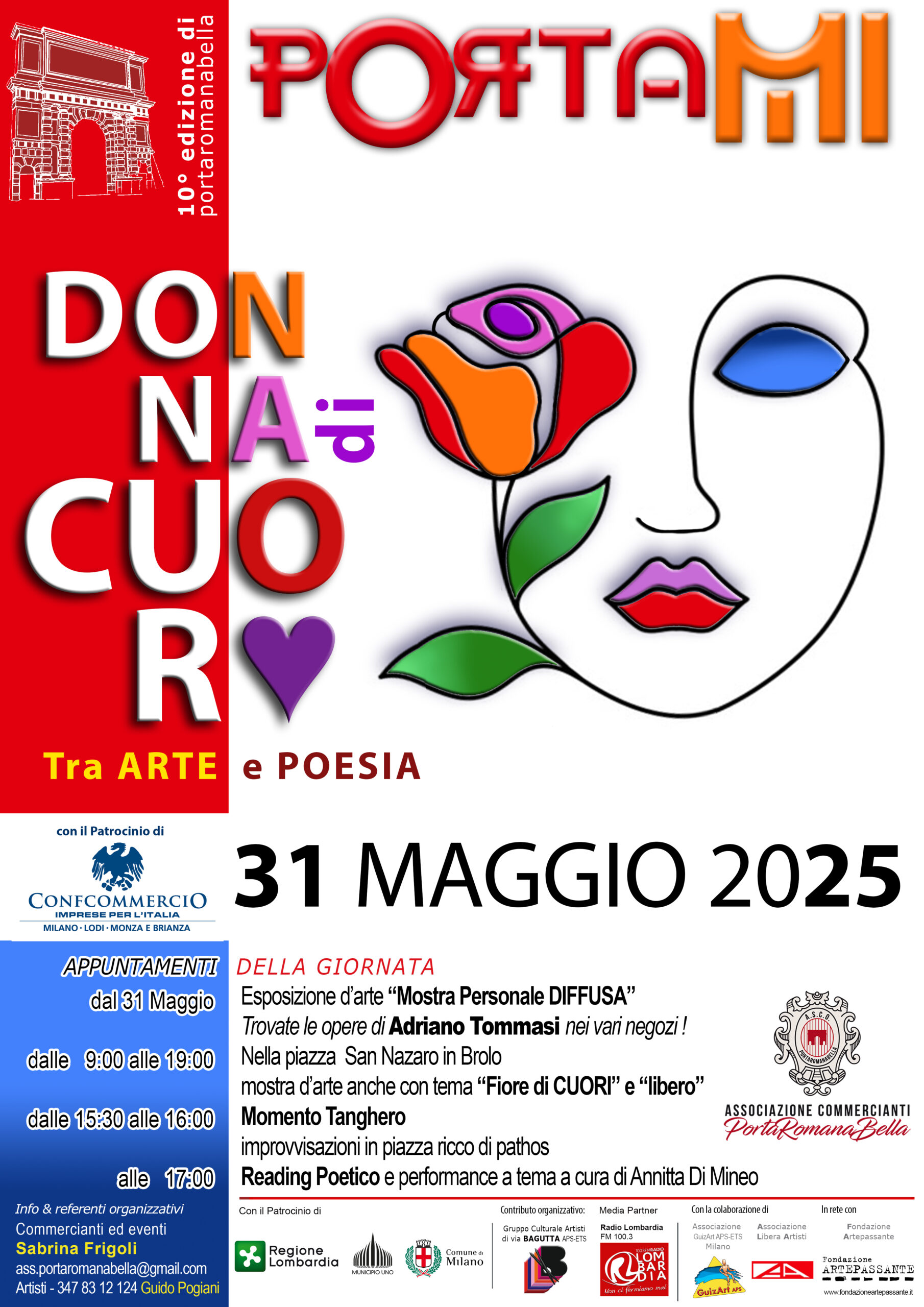 PortaMI 2025 Donna di Cuori | Associazione Commercianti Porta Romana Bella
