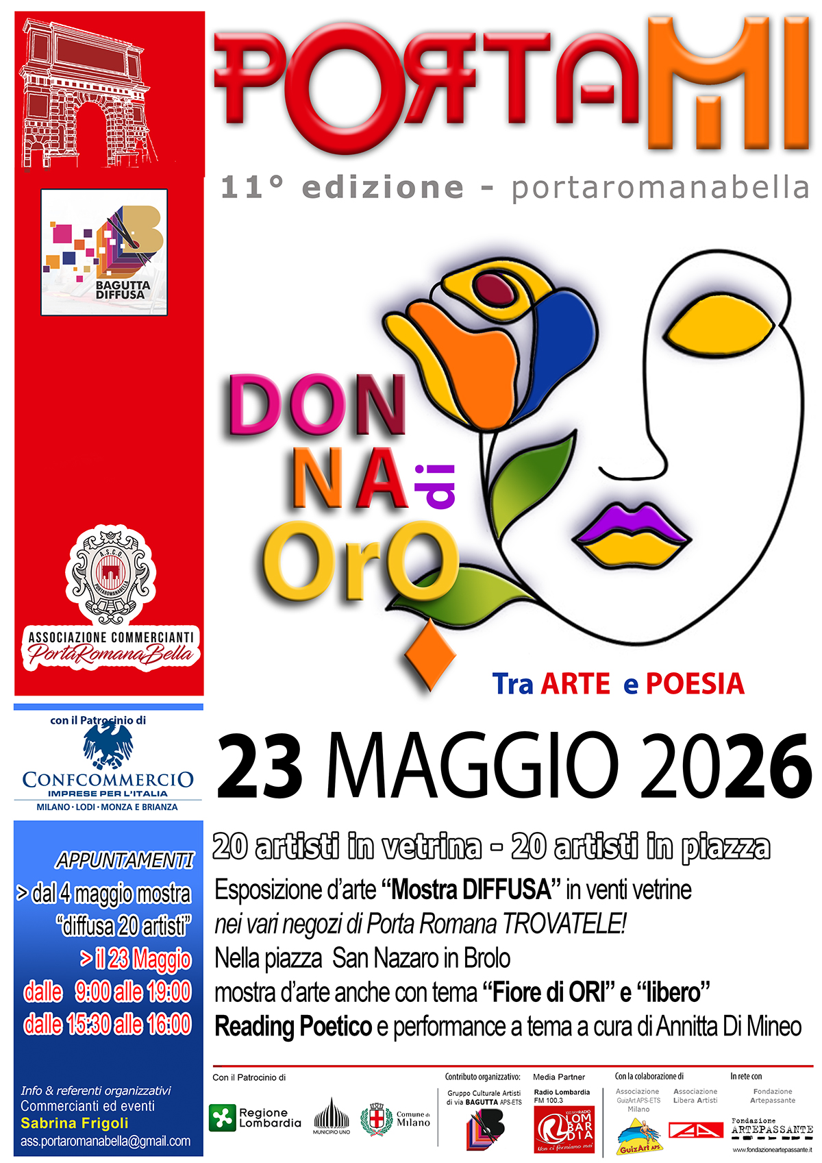 PortaMI 2025 Donna di Cuori | Associazione Commercianti Porta Romana Bella